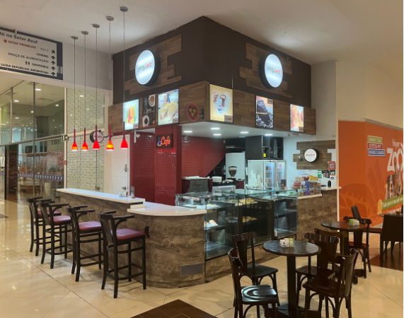 Pedidos na cafeteria